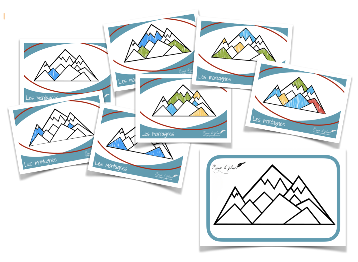 Montagnes exo-visuo-spatial Montagnes exo-visuo-spatial