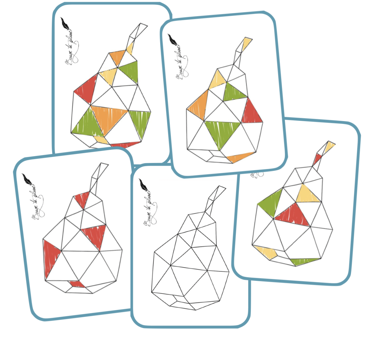 Poires  exo-visuo-spatial