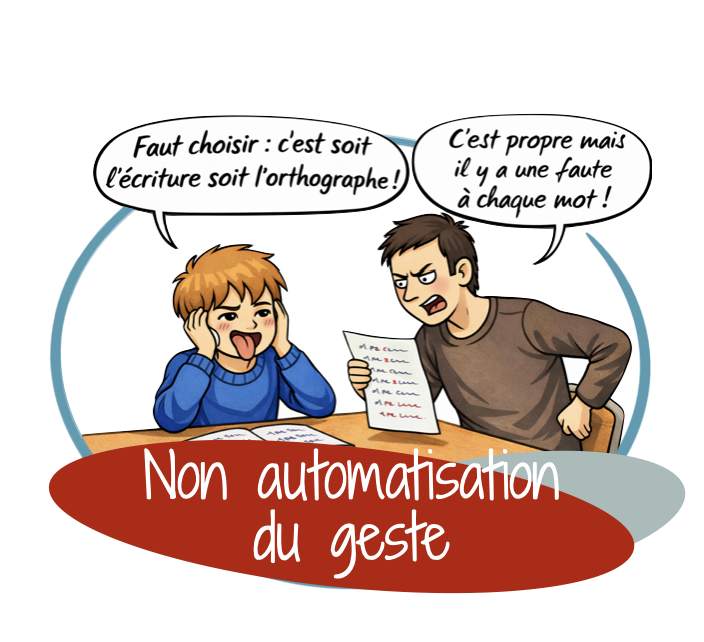 non automatisation du geste