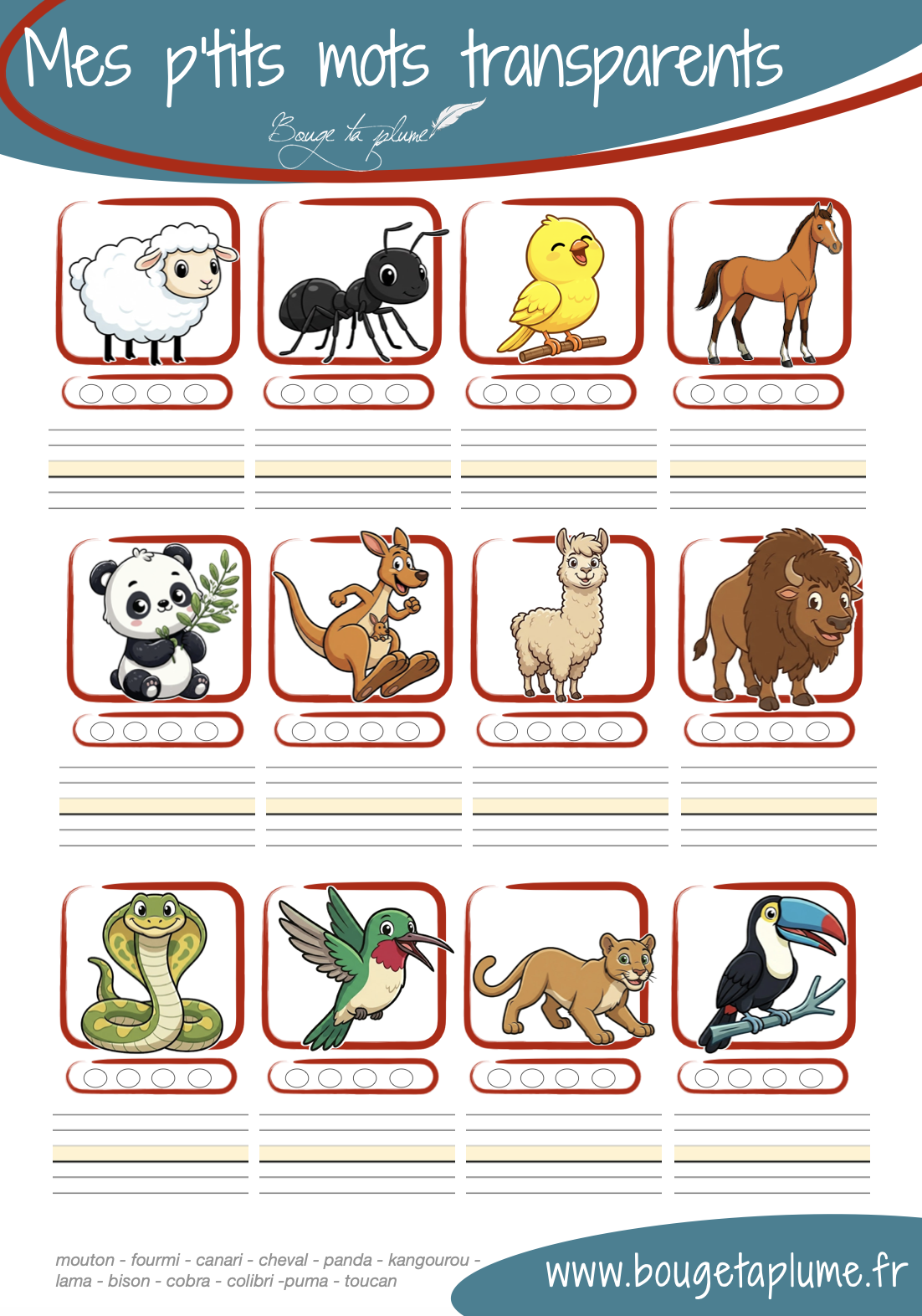 mots transparents mots transparents